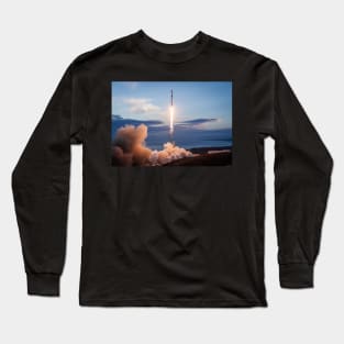 Space Rocket Launching Long Sleeve T-Shirt